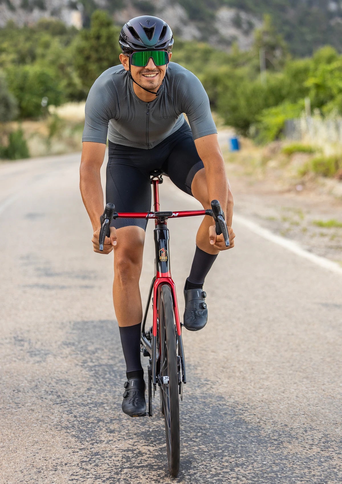 Gray Climb Core Cycling Jersey