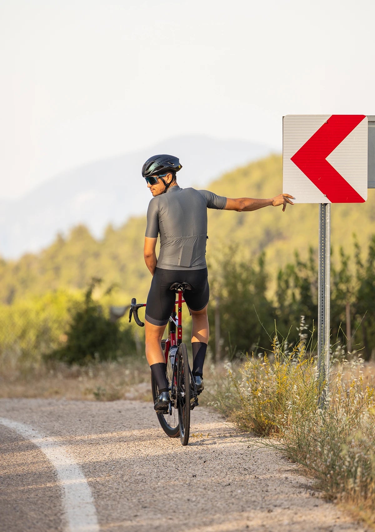 Gray Climb Core Cycling Jersey