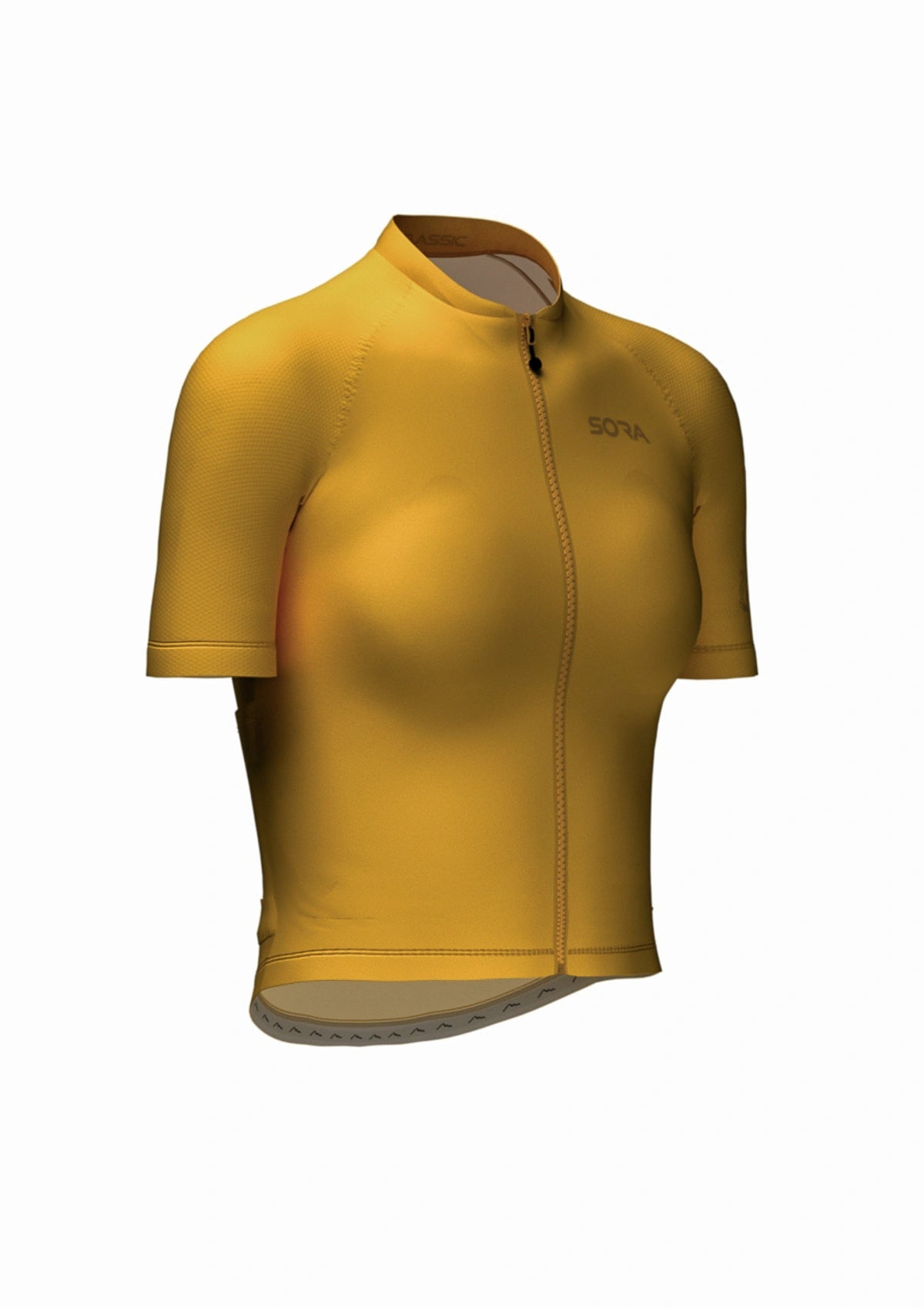 Sarı Kadın Classic Bisiklet Forması