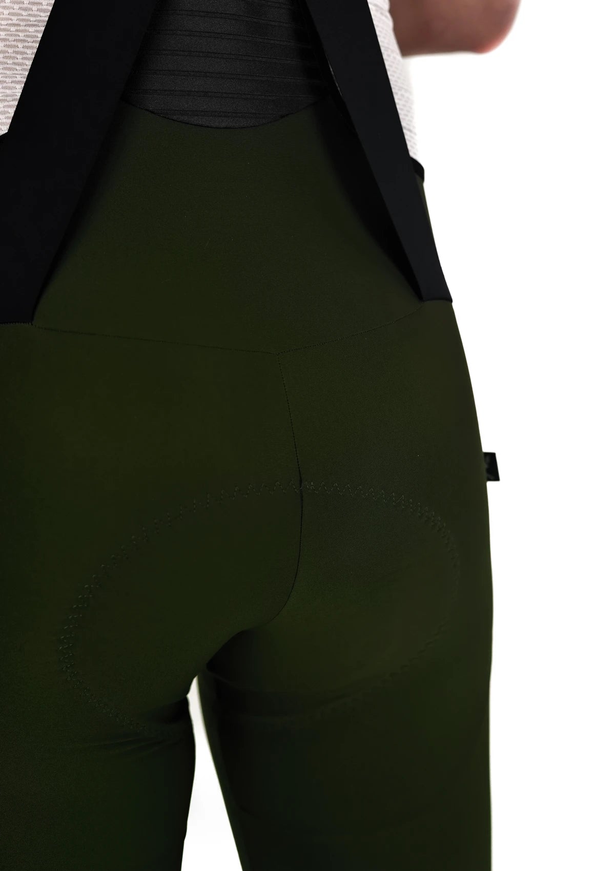 Khaki Road Racer Strappy Cycling Tights