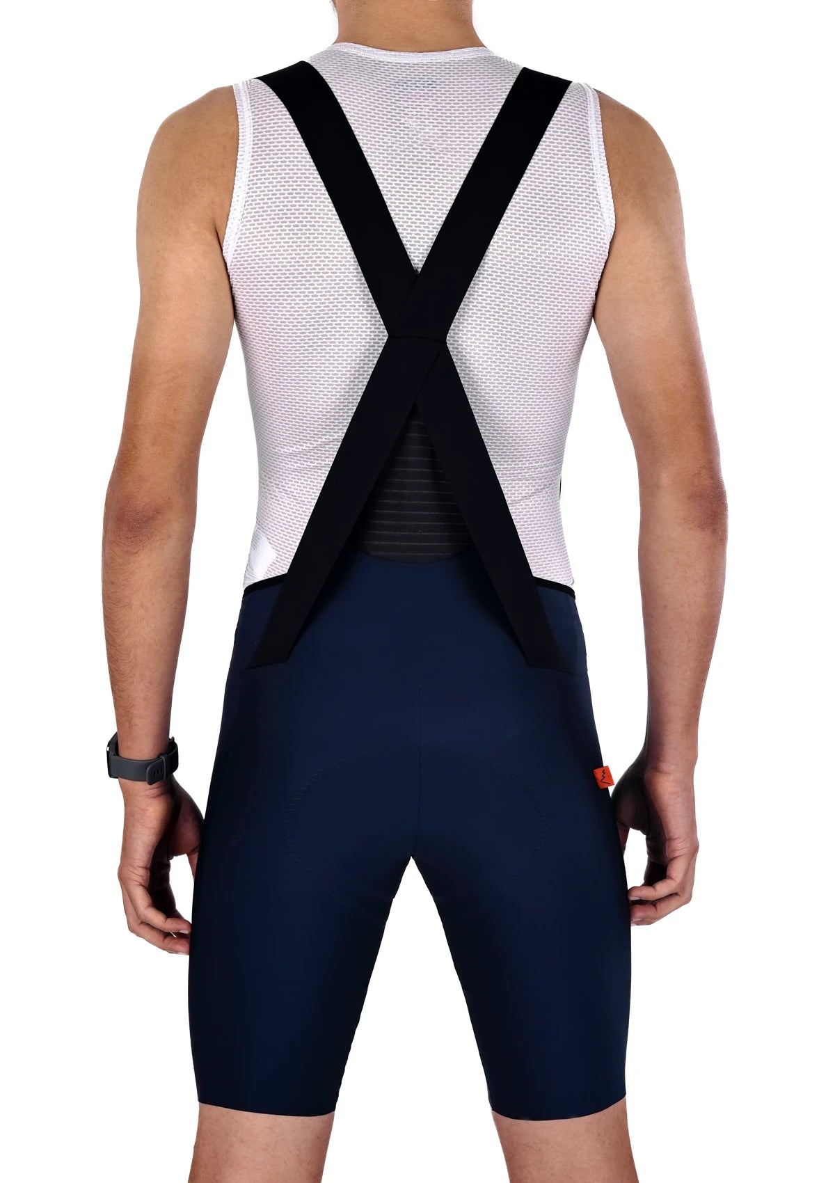 Navy Blue Road Racer Strappy Cycling Tights