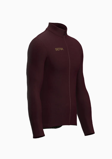 Bordo Stelvio Erkek Kışlık Bisiklet Forması