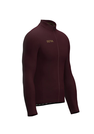 Bordo Stelvio Erkek Kışlık Bisiklet Forması