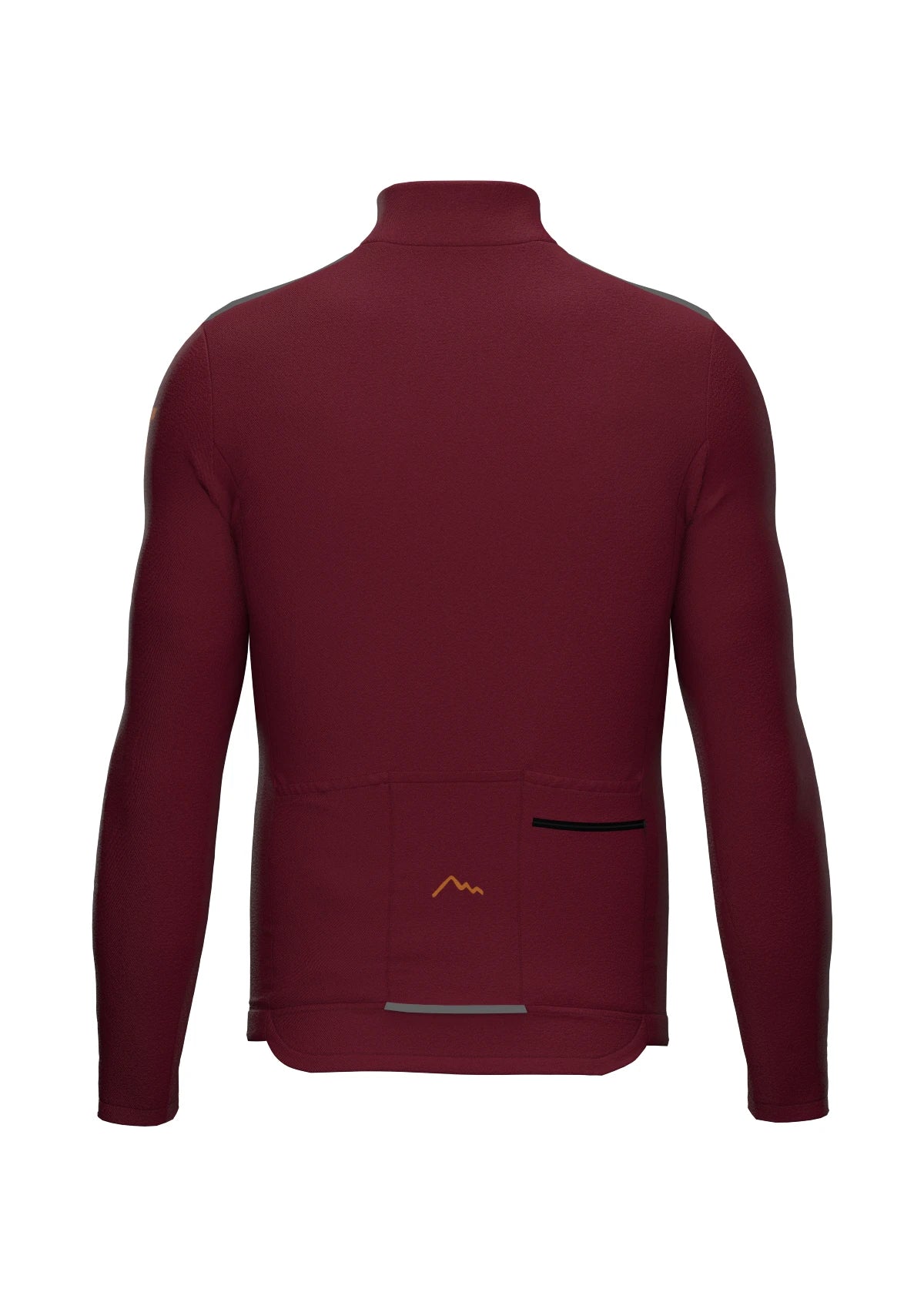 Claret Red Stelvio Winter Cycling Jersey