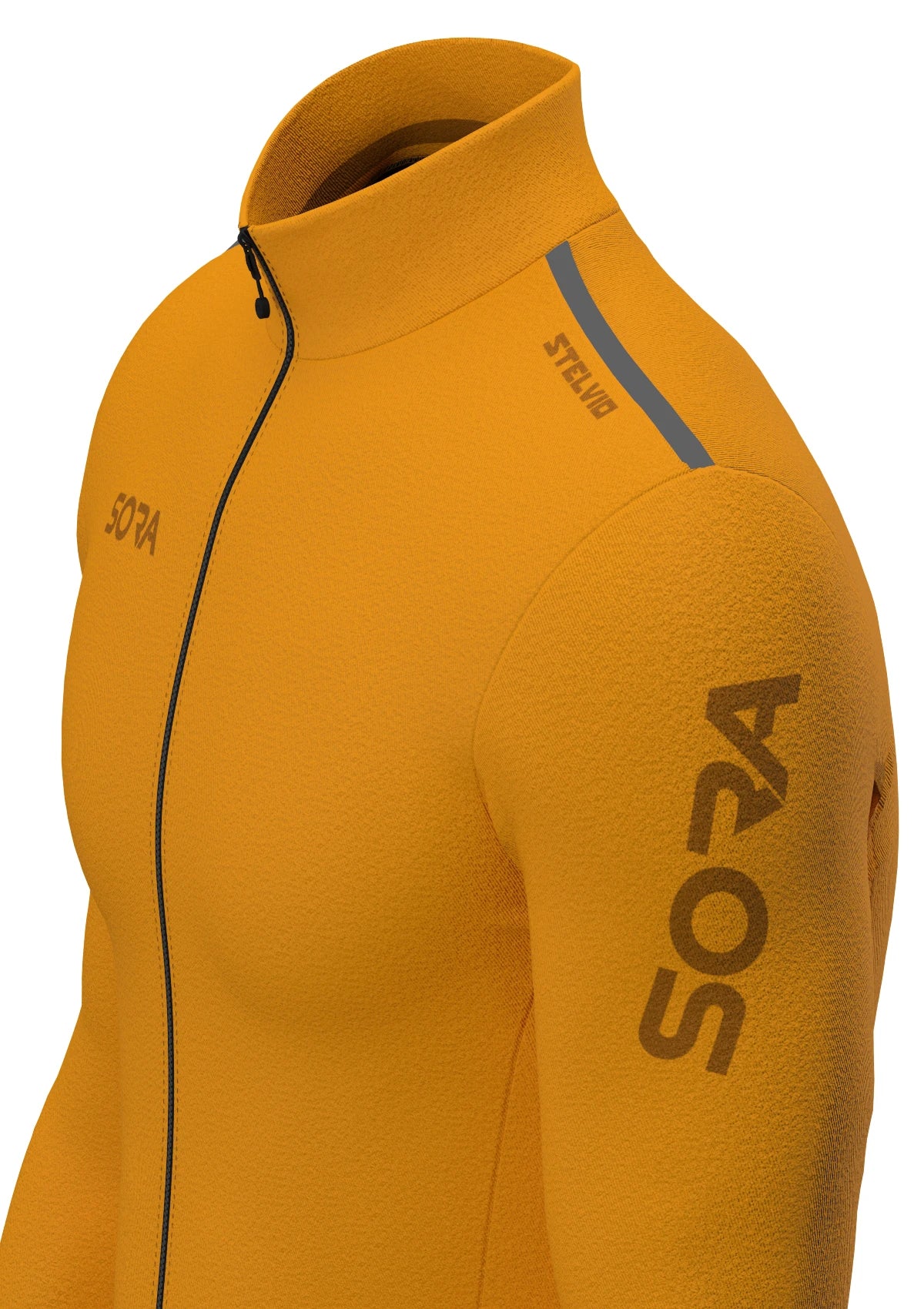 Mustard Stelvio Winter Cycling Jersey