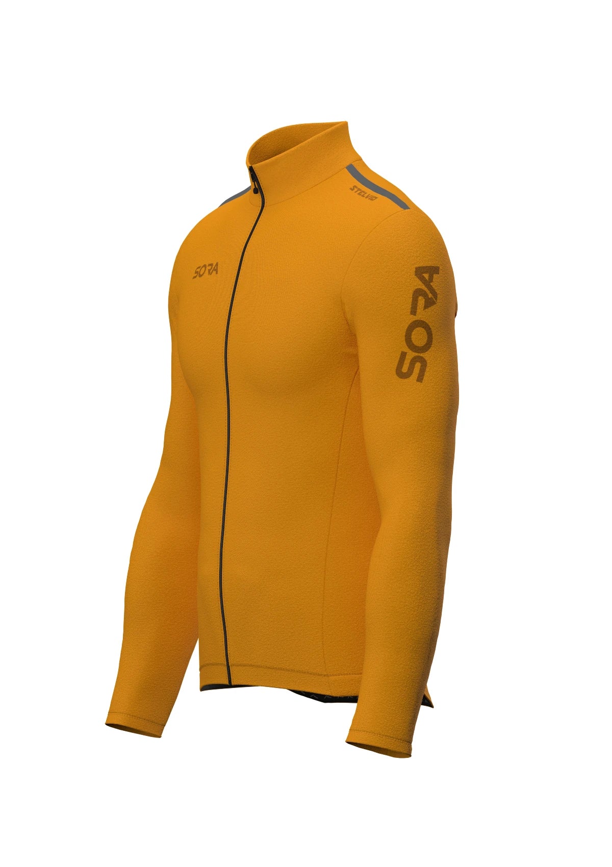 Mustard Stelvio Winter Cycling Jersey