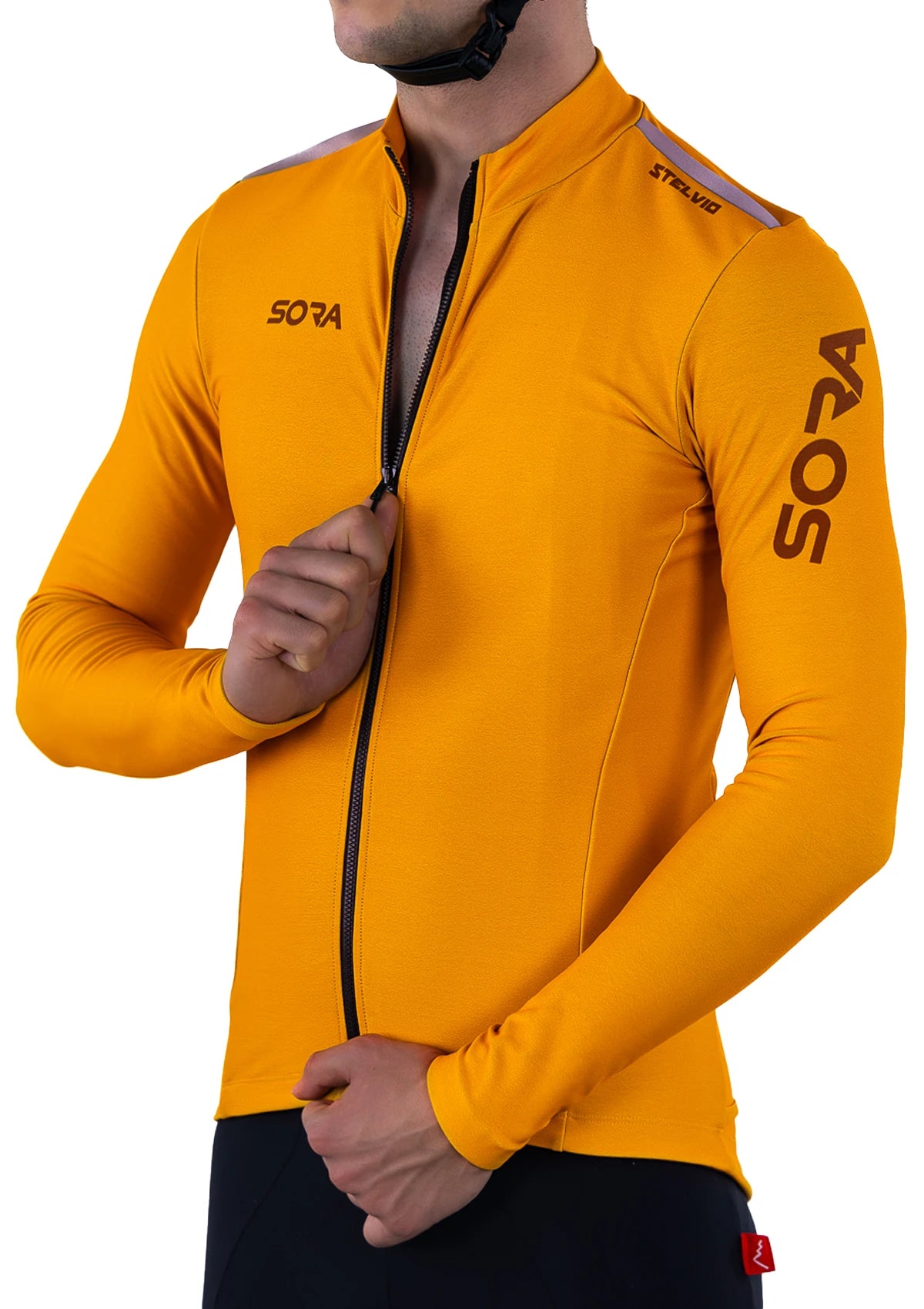 Mustard Stelvio Winter Cycling Jersey