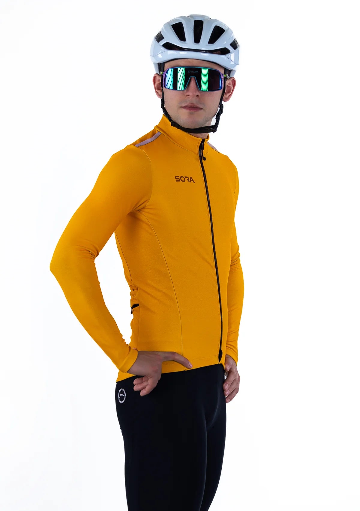 Mustard Stelvio Winter Cycling Jersey