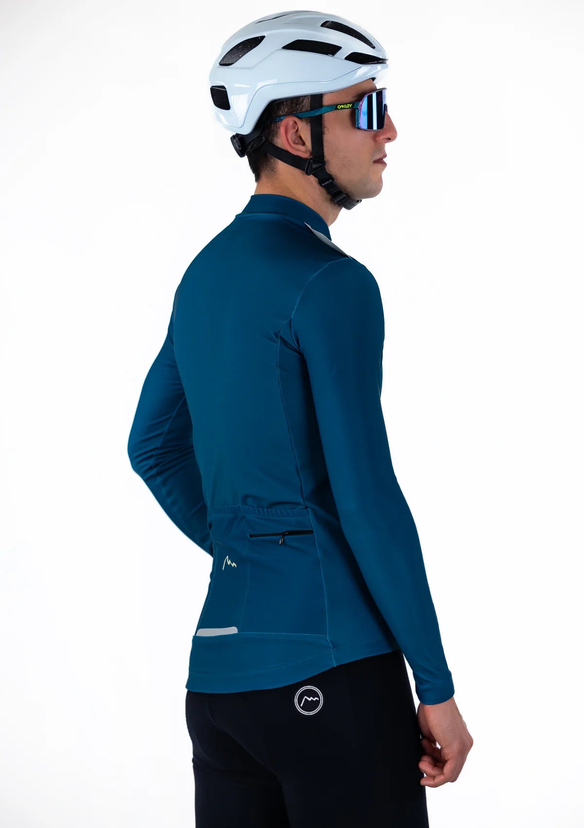 Blue Stelvio Winter Cycling Jersey