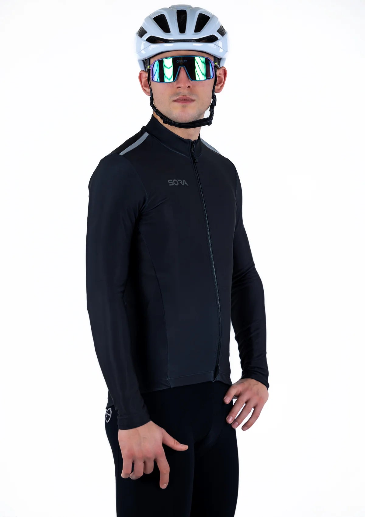 Black Stelvio Winter Cycling Jersey