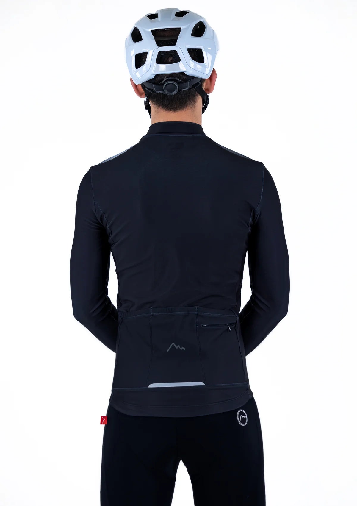 Black Stelvio Winter Cycling Jersey